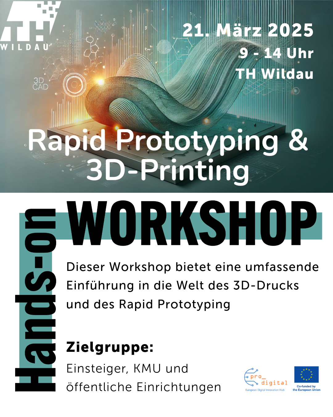 Rapid Prototyping Workshop rapid protoyping flyer