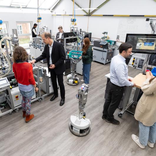 Blick in die Räumlichkeiten "Wildauer Smart Production"