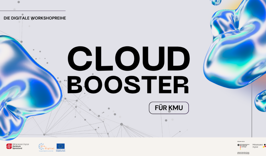 Flyer für den Cloud-Booster Workshop