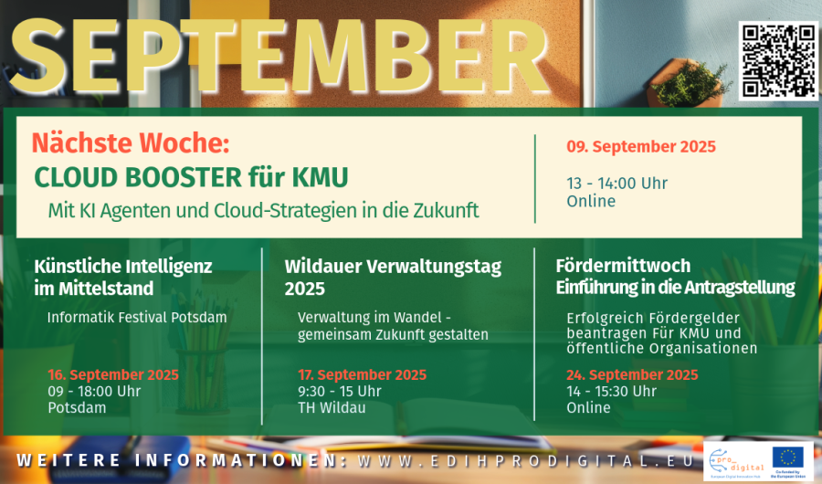 September Veranstaltungsflyer