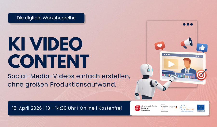 Flyer zur Veranstaltung - KI Videocontent