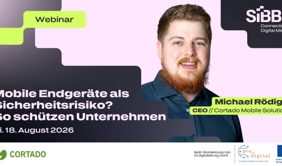 Flyer zur Veranstaltung - Mobile Endgeräte sicher und einfach im Unternehmen einbinden