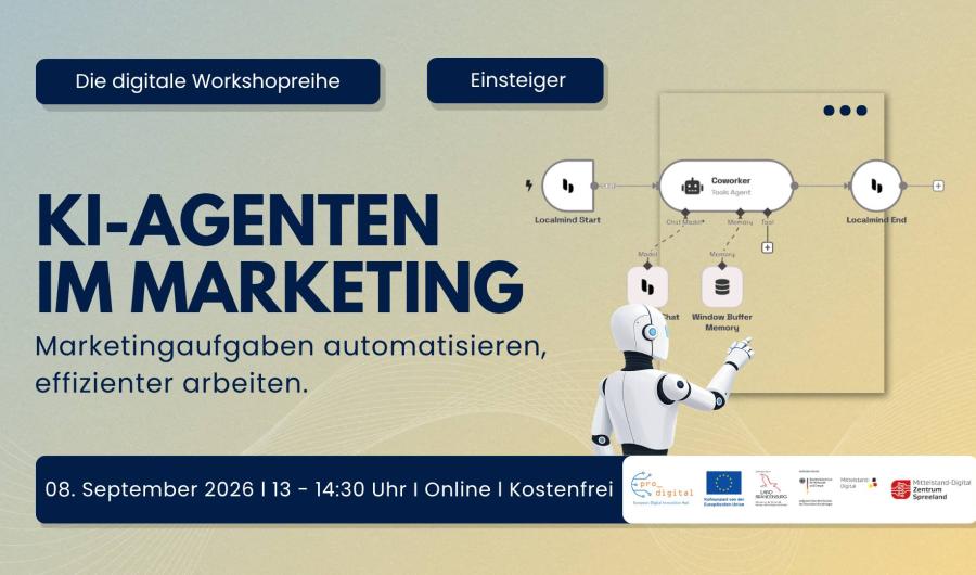 Flyer zur Veranstaltung -KI-Agenten im Marketing