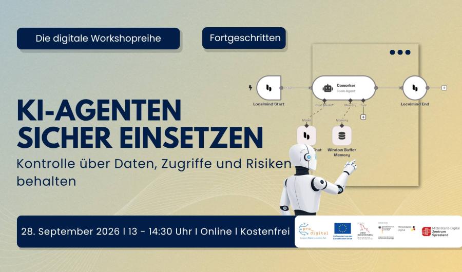 Flyer zur Veranstaltung - KI-Agenten sicher einsetzen