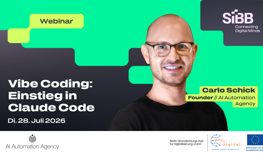 Flyer zur Veranstaltung - Vibe Coding: Einstieg in Claude Code