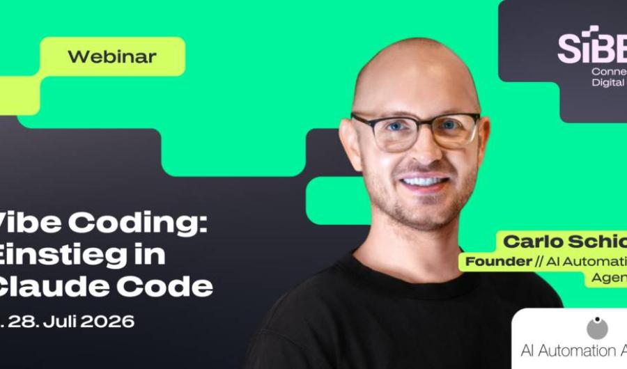 Flyer zur Veranstaltung - Vibe Coding: Einstieg in Claude Code