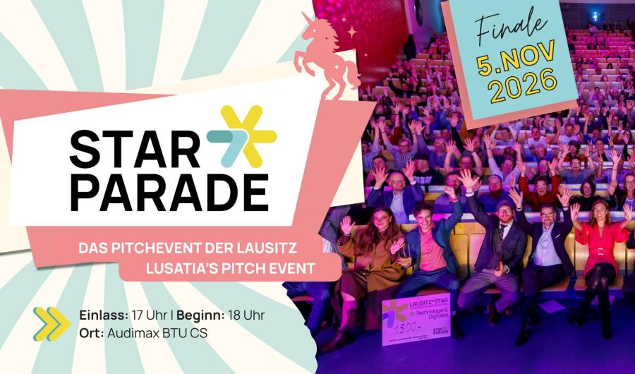 Flyer zur Veranstaltung STAR*PARADE 2026