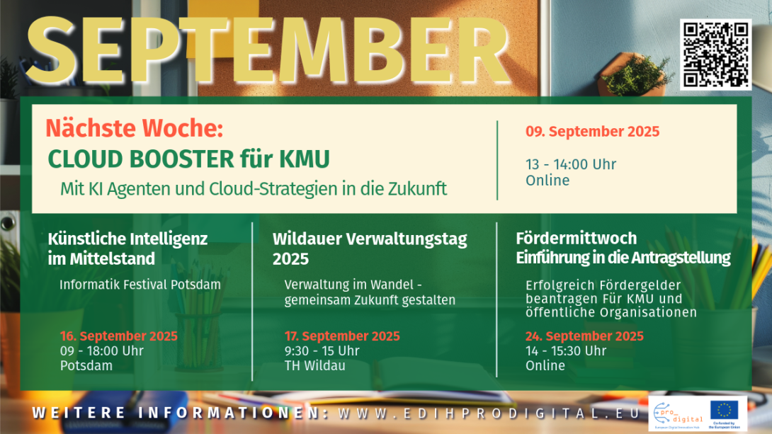 September Veranstaltungsflyer