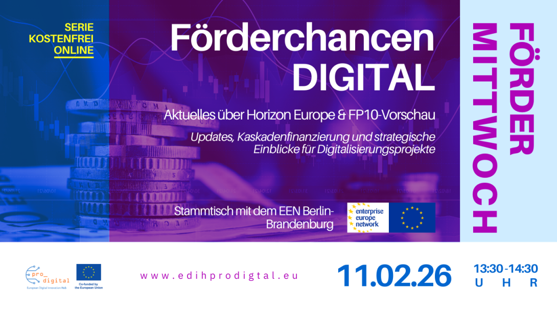 Flyer zur Veranstaltung - Förderchancen digital