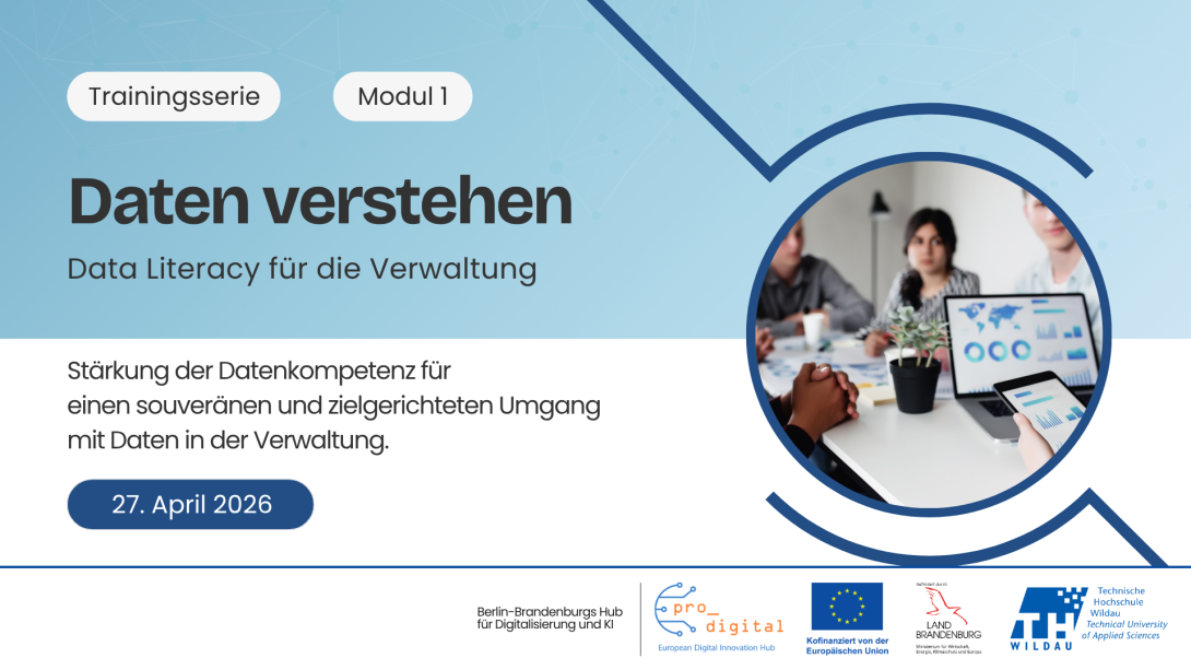 Flyer zur Veranstaltung Datenmanagement für die Verwaltung