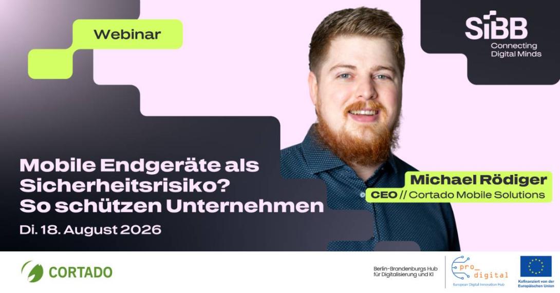 Flyer zur Veranstaltung - Mobile Endgeräte sicher und einfach im Unternehmen einbinden