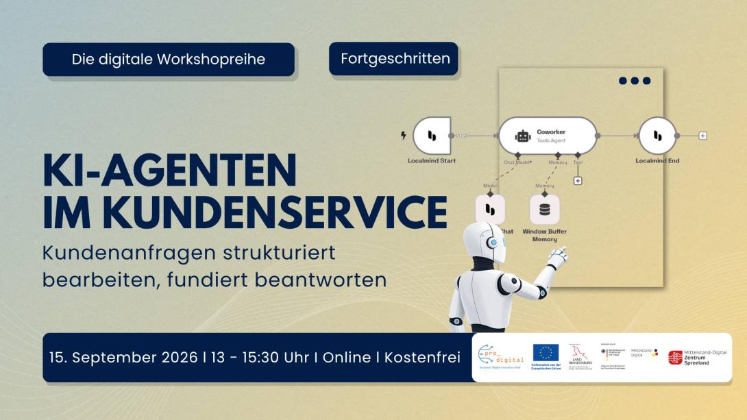 Flyer zur Veranstaltung - KI-Agenten im Kundenservice