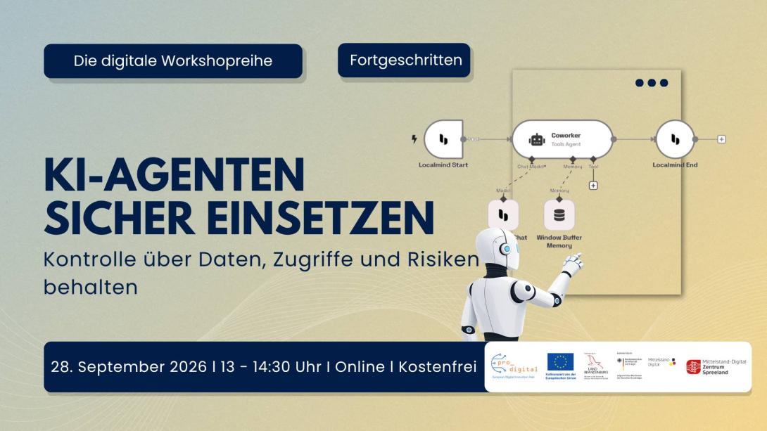 Flyer zur Veranstaltung - KI-Agenten sicher einsetzen