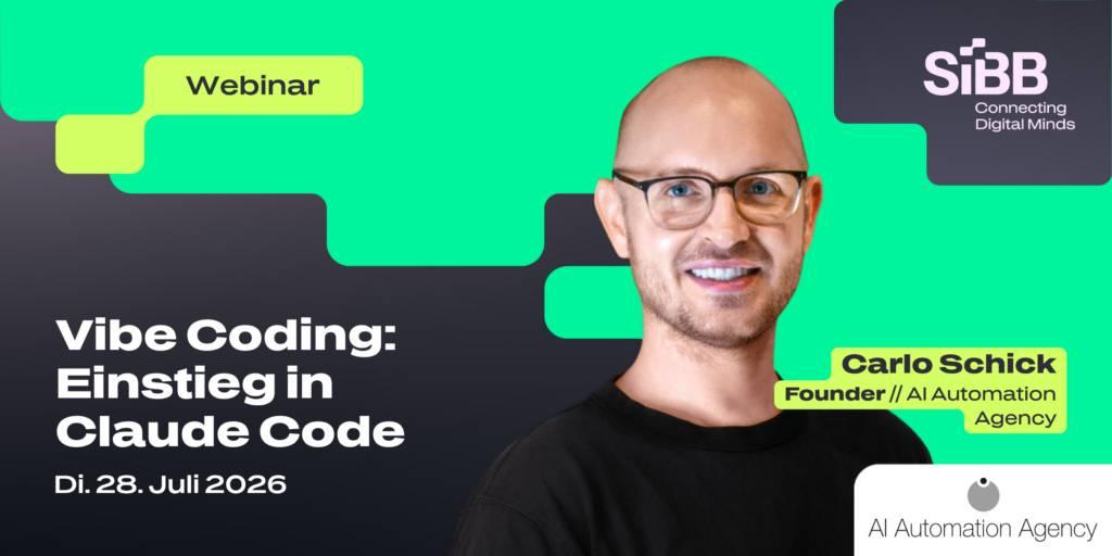 Flyer zur Veranstaltung - Vibe Coding: Einstieg in Claude Code