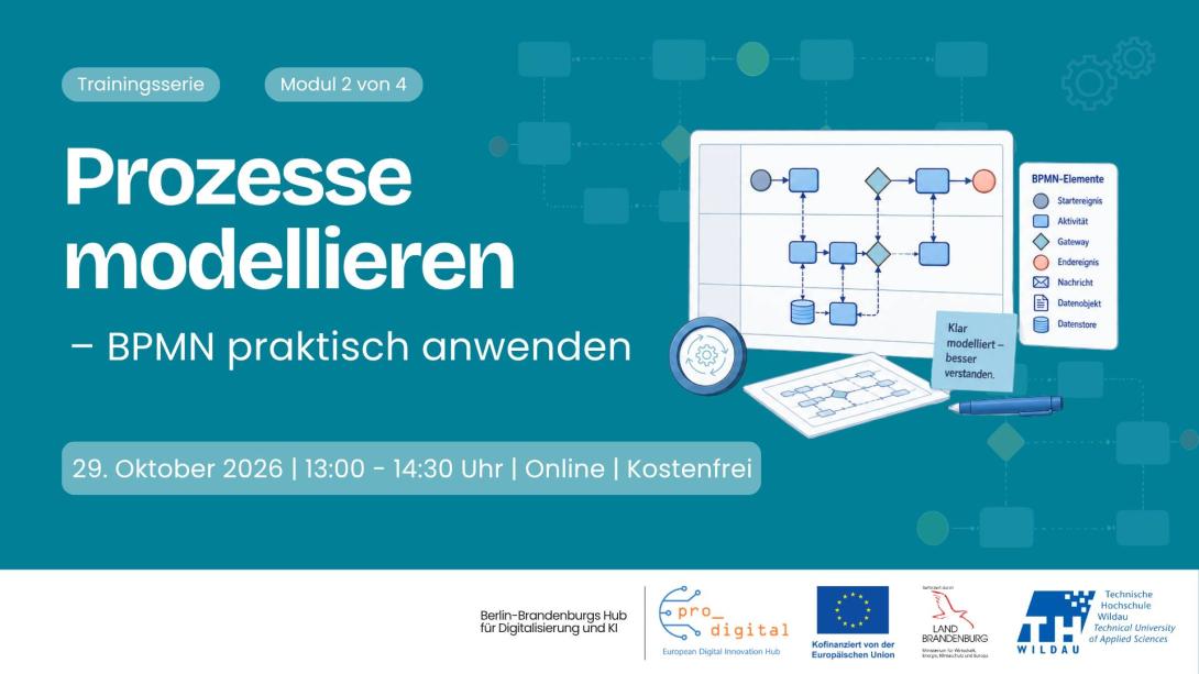 Flyer zur Veranstaltung - Prozesse modellieren - BPMN praktisch anwenden