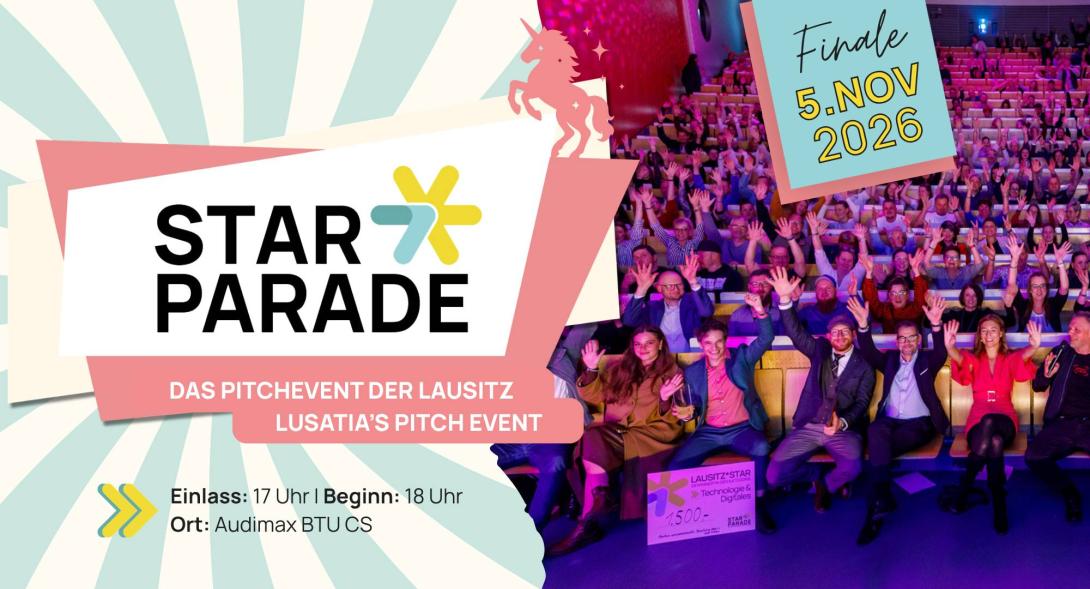 Flyer zur Veranstaltung STAR*PARADE 2026