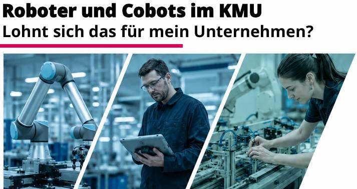 Flyer zur Veranstaltung Bestehende Anlagen automatisieren – mit Cobots gezielt nachrüsten